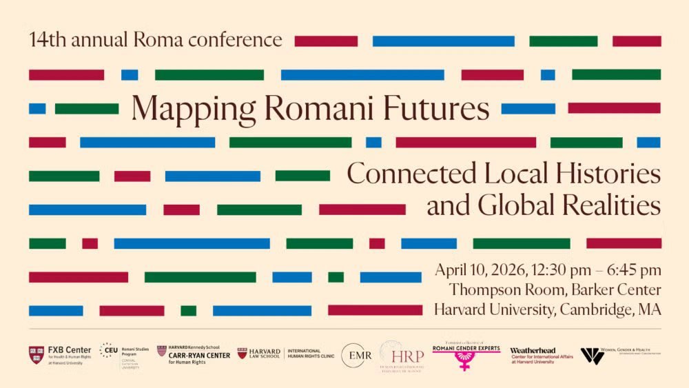 El cartel del encuentro: Mapping Romani Futures. Connected Local Histories and Global Realities.